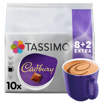 Tassimo Cadbury Hot Chocolate Pods 10 per pack