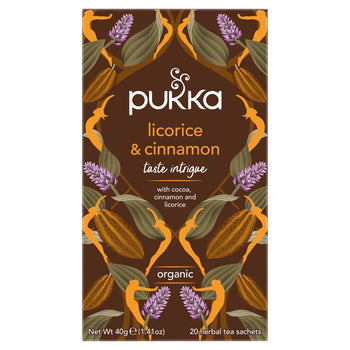 Pukka Organic Licorice & Cinnamon Teebeutel 20 pro Packung