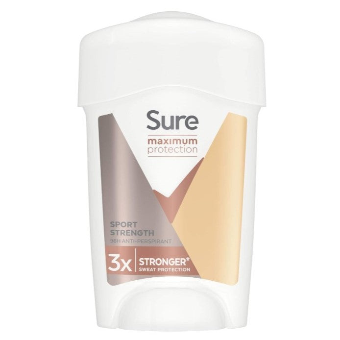 Sure Women Maximum Protection Sports Anti Perspirant Deodorant Cream 45ml