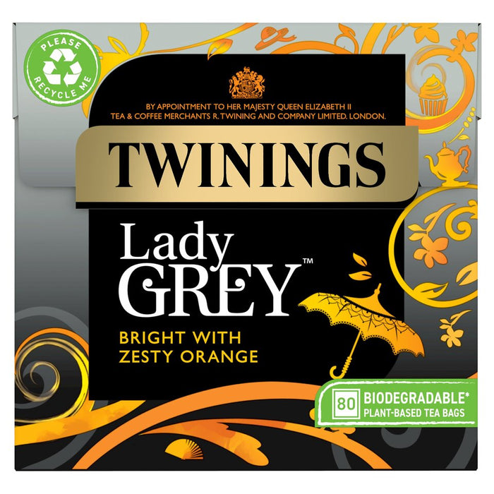 Twinings Lady Gray 80 por paquete
