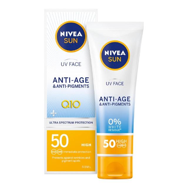 Nivea Sun Face Matte Cream SPF 50 Anti-âge Q10 50ml