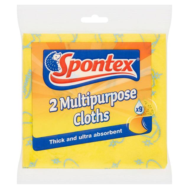 Spontex Tissu polyvalent + microfibre 2 par pack