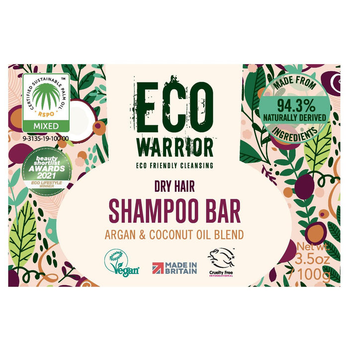 Eco Warrior Dry Hair Shampoo Bar 100g