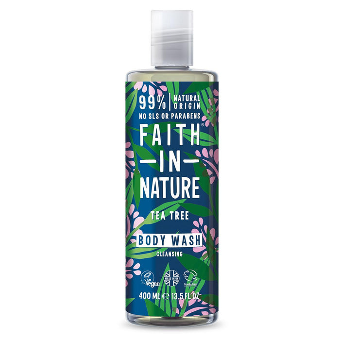 Faith in Nature Tea Arbre Corps Wash 400 ml