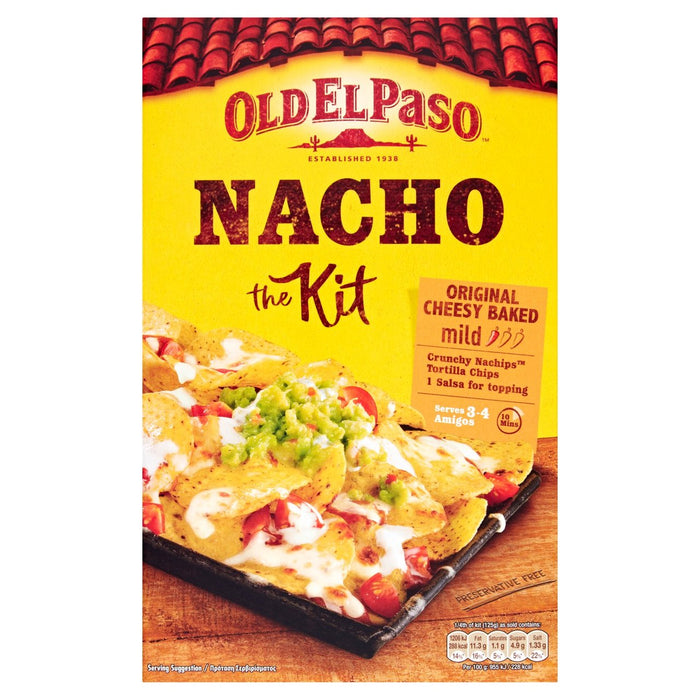 Old El Paso Kit nacho au four à fromage d'origine 520G