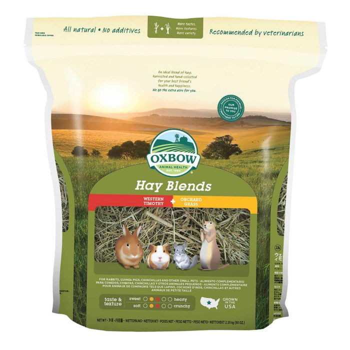 Oxbow Foin mélange l'herbe d'herbe foin de noyaux pour les petits animaux 2,55 kg