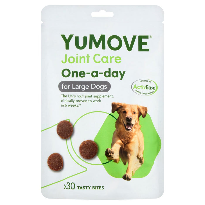 Yumove Chewies One al día suplemento de la articulación del perro Gran perro 30 por paquete