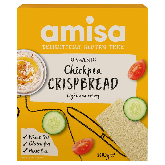 Amisa Organic Free Privpea Crispbread 100g