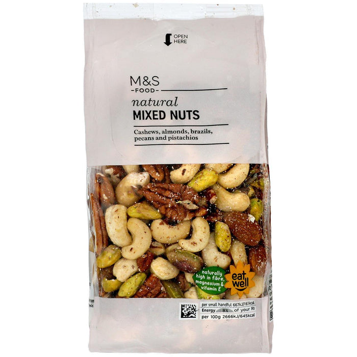 M & S natürliche gemischte Nüsse 350 g