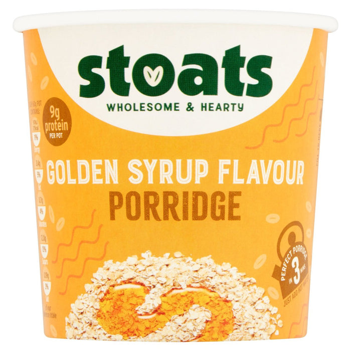Stoats Porridge Pot Sirop d'or 60g