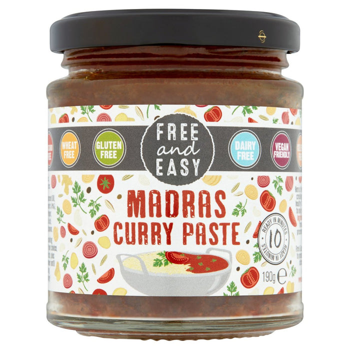 Free & Easy Madras Curry Paste 190g